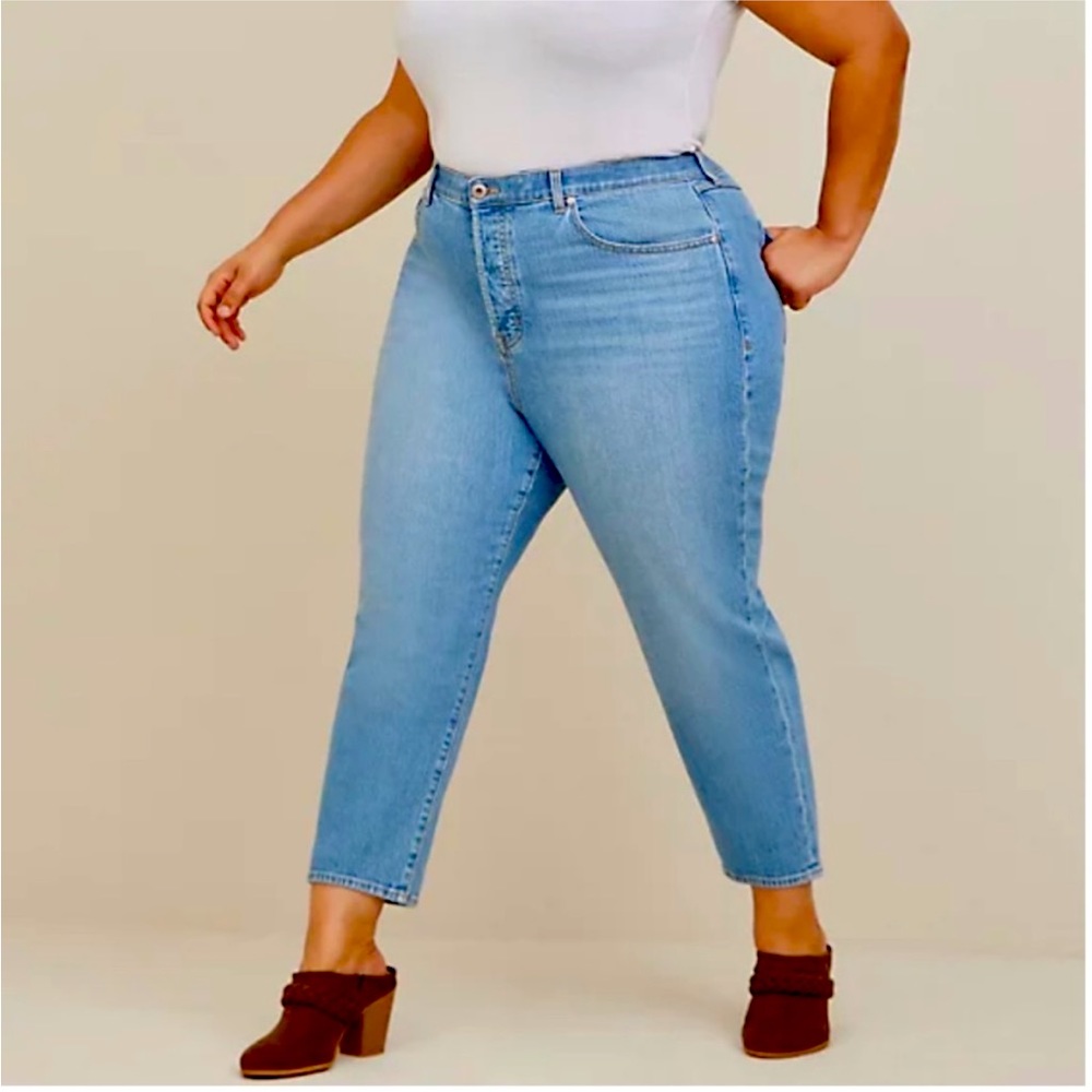 Torrid Mom Jeans straight premium classic High Rise Size 20